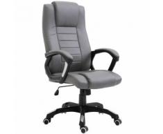 Sedia da Ufficio Antracite in Similpelle