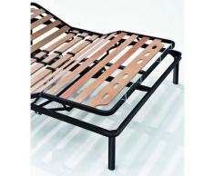 Evergreenweb Materassi&beds - EVERGREENWEB - Kiwi Rete Elettrica a doghe in Legno Piazza e Mezza