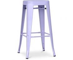 Privatefloor - Sgabello Tolix 76 cm Pauchard Style - Metallo opaco Lavanda