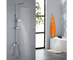 Homelody Colonna Doccia 3 Funzioni Sistema Doccia Set con Soffione Soffione e Doccetta Massaggio