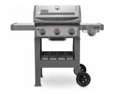 Barbecue a Gas WEBER SPIRIT II S-320 GBS SILVER in Acciaio Inox con Fornello - 45002129