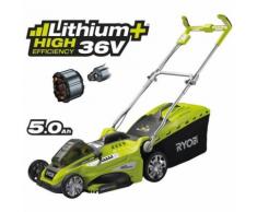 Rasaerba a batteria RYOBI RLM36X46L5H con batteria 36V 5.0 Ah con Mulching - Taglio 46 cm