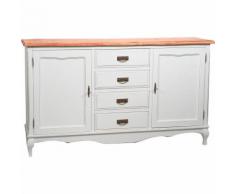 Credenza Madia Cassettiera Mobile Cucina con Ante in Legno robusto Moderna