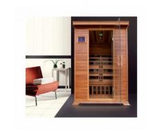 Sauna infrarossi due posti 120x115x190cm MANILA - Rivelenta