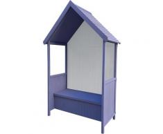 Gardiun Pergola Alice Purple 75 cm x 137 cm x 223 cm In Legno Con Panca