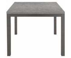 Tavolo grigio in metallo allungabile a libro 90x90cm - 180x90cm