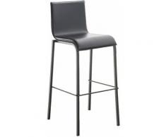 Sgabello Avola b78 similpelle Nero