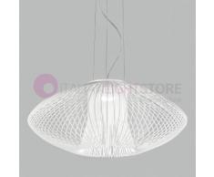 IMPOSSIBLE Lampada a Sospensione Moderna d85 con Struttura Filiforme COLORE STRUTTURA - BRUNITO