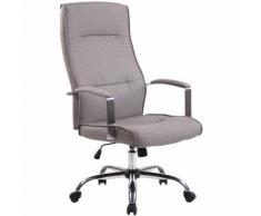 Sedia ufficio Portland in similpelle o stoffa Grigio Tessuto