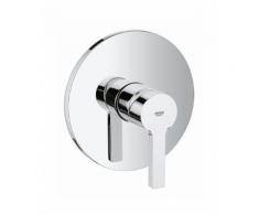 Grohe - Miscelatore doccia singola a mano lineare di grandi dimensioni, Rosetta rotonda,