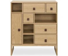 Credenza di legno in stile scandinavo - Niels Legno naturale
