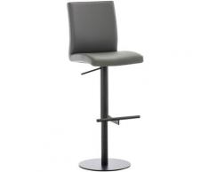 Sgabello Cucina Cadiz In Similpelle Grigio Nero