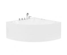 Beliani - Vasca da bagno angolare bianca 133cm ISLITA