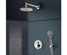 Kit doccia completo soffione 25, miscelatore a 3 vie | 192