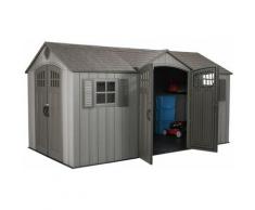 Bricoshop24 - Casetta Box 4.5x2.5 Ricovero Attrezzi Giardino in Resina Armadio Esterno Capanno