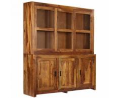 Credenza in Legno Massello di Sheesham 180x45x200 cm