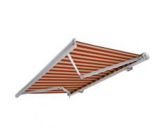 NEMAXX Tenda a cassonetto tenda da sole elettrica a cassonetto completa con Led, tenda da sole