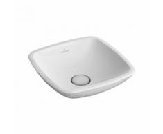 Villeroy und Boch Lavabo da appoggio Loop & Friends 514910 430x430mm, bianco, colorazione: Bianco