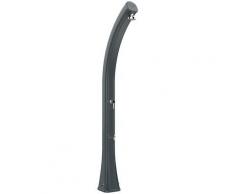 Doccia nera da giardino con Lavapiedi cm 24,5x26x220 CV-H420/7016 - Arkema Design-prodotto Made In