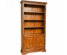 Libreria Credenza in Legno massello con Ripiani Mensole per Soggiorno Ufficio