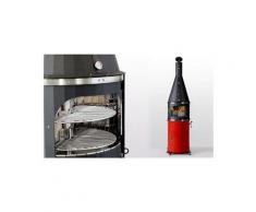 UNISTARA Birillo 600 Crystal - barbecue/forno rosso codice 00011016