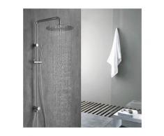 Colonna Doccia con Soffione Set Doccia Completa Colonna Doccia con Soffione in Acciaio Inox