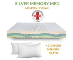 EVERGREENWEB - Materasso Singolo 80x200 in MEMORY FOAM Alto 20 cm Ortopedico con DISPOSITIVO