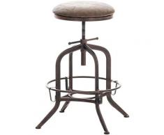 Sgabello bar Avadi in similpelle Marrone Bronzo