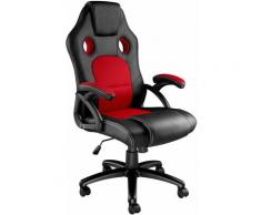 Sedia da ufficio Tyson - nero/rosso