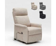 Le Roi Du Relax - Poltrona Relax Elettrica con Sistema Alzapersona e Ruote Per Anziani Giorgia |