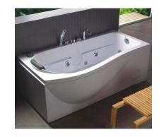 Vasca Idromassaggio 170x90 Cm Cromoterapia Taketime Bianca - Vorich