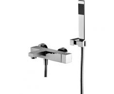 Miscelatore vasca/doccia con supporto a muro snodato EF-EL023CR | Cromo - ELLE - Paffoni