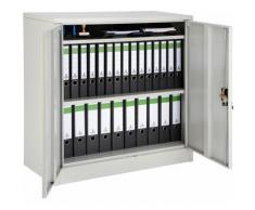 Tectake - Armadio portadocumenti con 3 scomparti - cassettiera portadocumenti, armadio 2 ante,