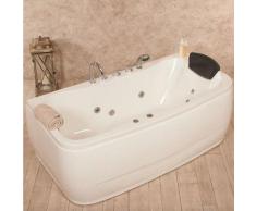 Vasca Idromassaggio 140x75 Cm Cromoterapia Vorich Lake Bianca