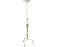 Candelabro Candeliere Porta Candele da Appoggio in Ferro Decorato 1 Braccio