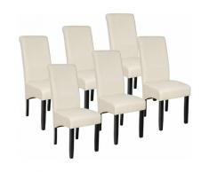6 sedie da sala da pranzo con seduta ergonomica - sedie moderne, sedie sala da pranzo, sedie da