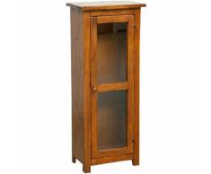 Vetrinetta Mobile Espositore con Anta piccola Libreria in Legno massello