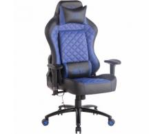 CLP - Sedia Gaming Rapid XM Massaggiante In Similpelle Nero/blu