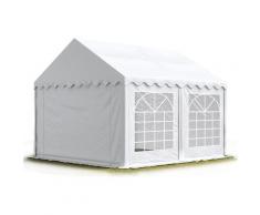 3x4m Tendone per Feste, Gazebo PVC 500, bianco