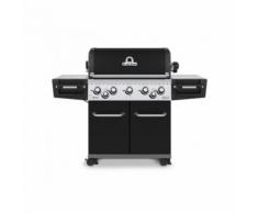 Barbecue a gas Broil King Regal 590 Nero con 5 bruciatori girarrosto manopole LED