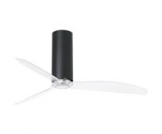 Ventilatori da soffitto FARO TUBE - pale trasparenti nero opaco