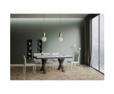 Itamoby S.r.l. - Tavolo Traffic Evolution piano Marmo 90x160 allungato 420 telaio Antracite