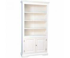 Libreria Credenza in Legno massello con Ripiani Mensole per Soggiorno Ufficio