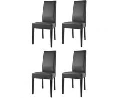 Tommychairs - Set 4 sedie modello Glory per cucina e sala da pranzo, struttura in legno di faggio