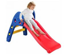Scivolo Stabile Pieghevole per Bambini, da Interno ed Esterno, età Consigliata 3-6 Anni