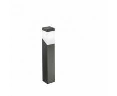 Lampioncino alluminio gea led ges611 ges610 led lampada terra antracite moderno esterno e27 ip44,