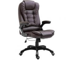 Sedia da Ufficio Marrone in Similpelle