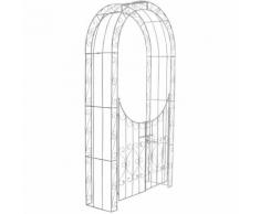 Arco da Giardino Sina con Porta Bianco antico