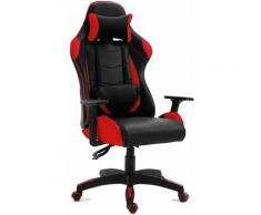 Sedia da ufficio gaming poltrona studio scrivania reclinabile girevole Grigia, Blu, Rosso -McHaus