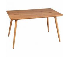 Tavolo Moderno Rettangolare in Legno Rovere Perfetto per Cucina, Sala da Pranzo e Ufficio
